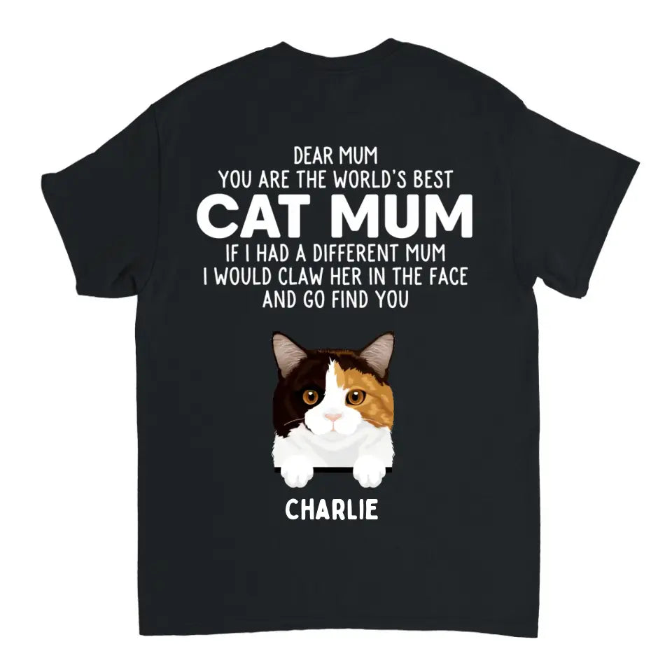 Querido papá, eres el mejor - Camiseta personalizada, camiseta, sudadera con capucha - Regalos para amantes de los gatos