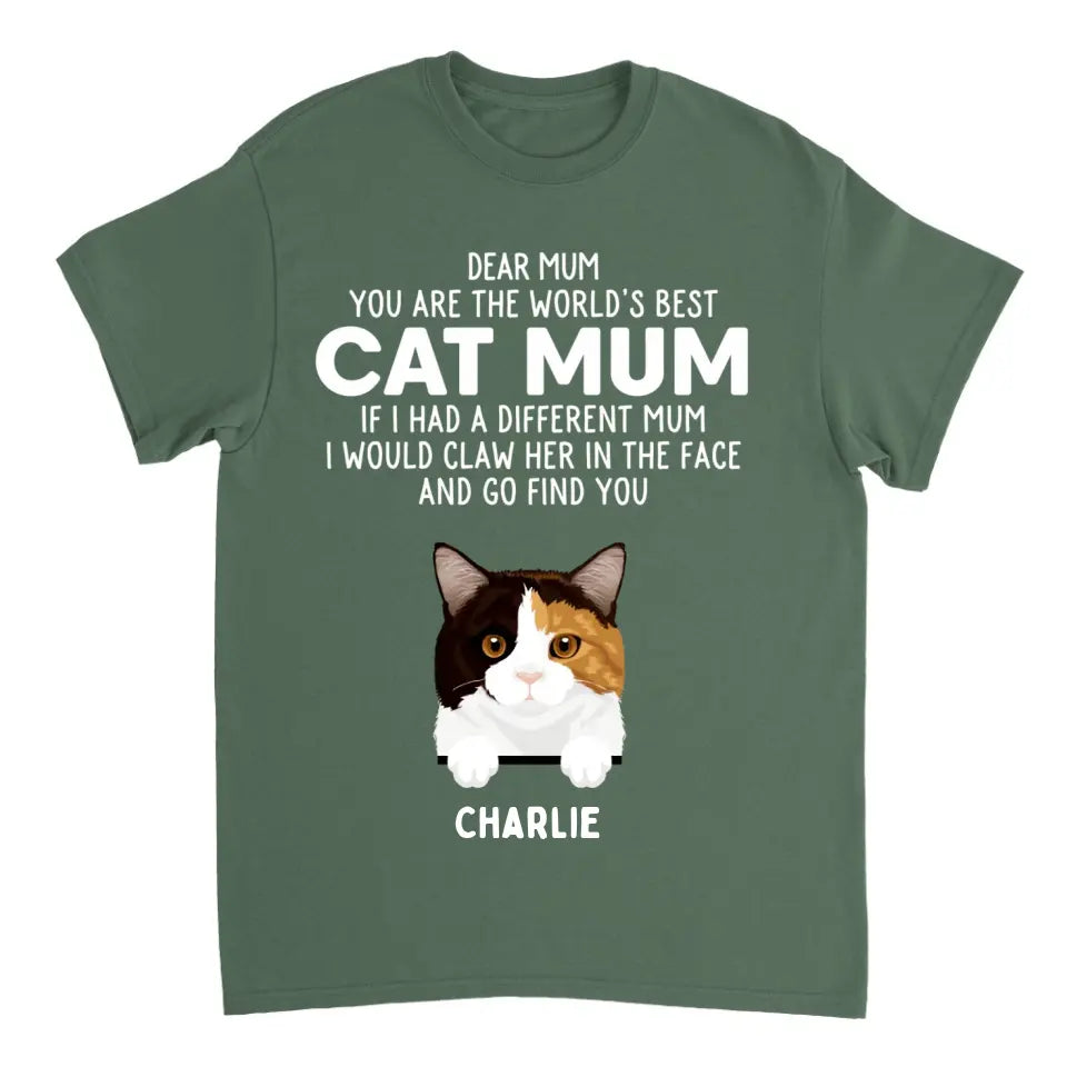 Querido papá, eres el mejor - Camiseta personalizada, camiseta, sudadera con capucha - Regalos para amantes de los gatos