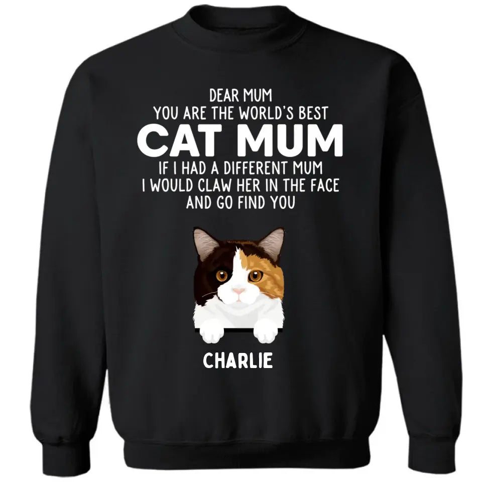 Querido papá, eres el mejor - Camiseta personalizada, camiseta, sudadera con capucha - Regalos para amantes de los gatos