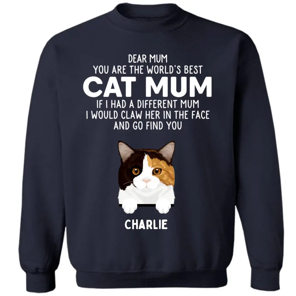 Querido papá, eres el mejor - Camiseta personalizada, camiseta, sudadera con capucha - Regalos para amantes de los gatos