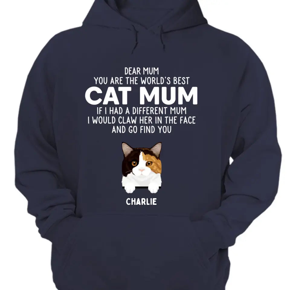 Querido papá, eres el mejor - Camiseta personalizada, camiseta, sudadera con capucha - Regalos para amantes de los gatos
