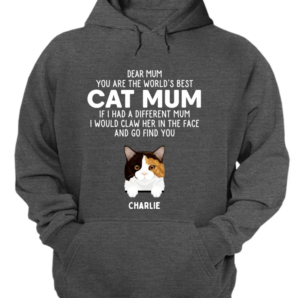 Querido papá, eres el mejor - Camiseta personalizada, camiseta, sudadera con capucha - Regalos para amantes de los gatos