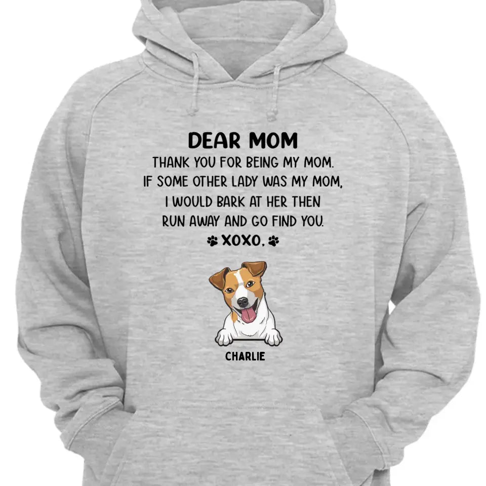 Querida mamá - Camiseta, sudadera, sudadera con capucha unisex personalizada - Regalos para amantes de perros y gatos