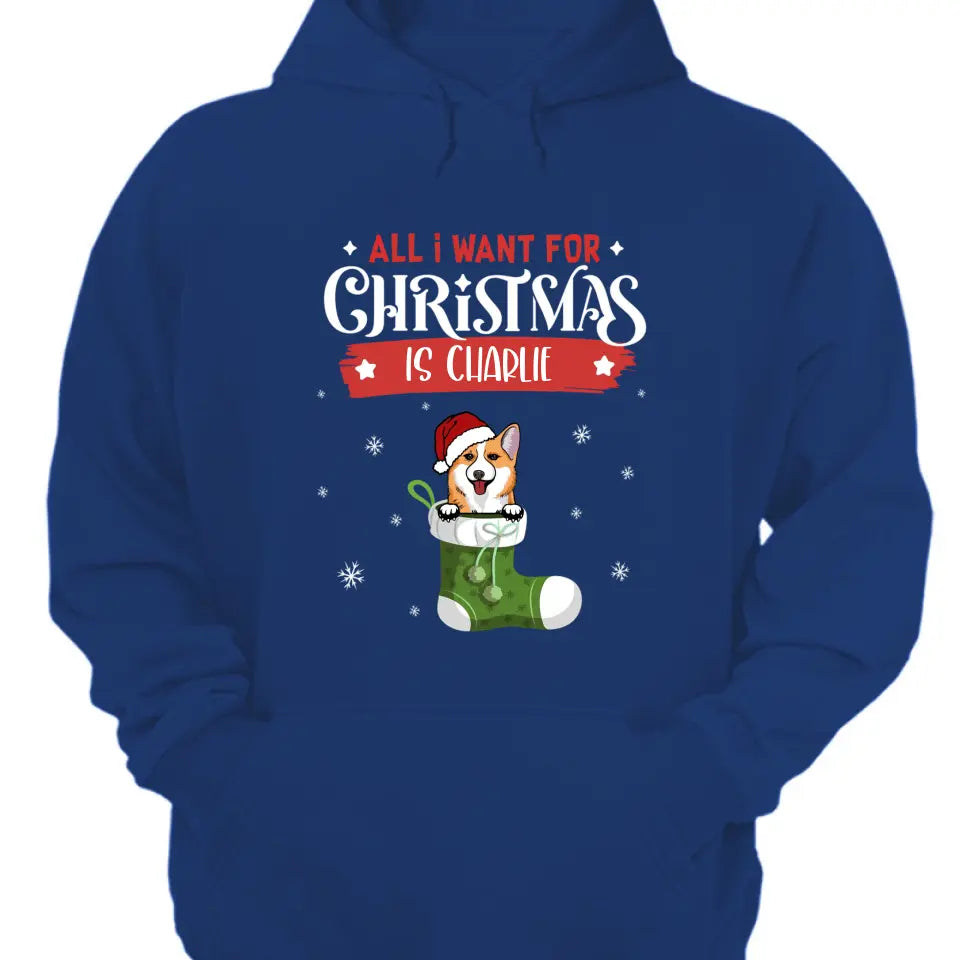 Lista de deseos de perros de Navidad - Camiseta unisex personalizada, sudadera, sudadera con capucha - Regalo de Navidad para amantes de los perros, dueños de perros