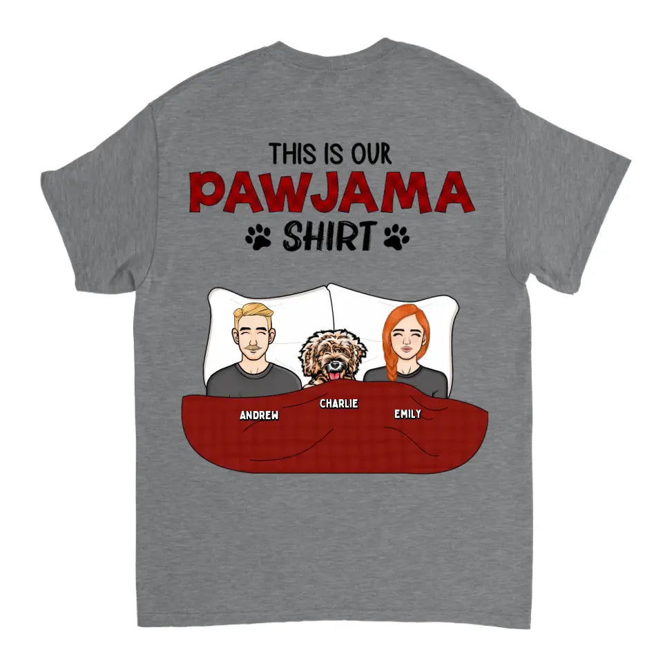 This is Pawjama Couple Shirt - Personalized Unisex T-shirt - Gift For Dog lovers