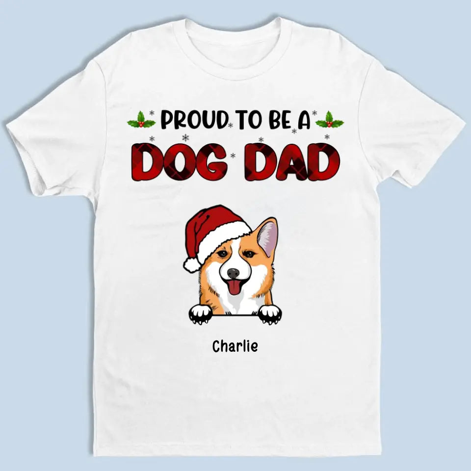 Stolz darauf, eine Hundemama zu sein – personalisiertes Unisex-T-Shirt, Kapuzenpullover, Sweatshirt – Weihnachtsgeschenk für Hundeliebhaber, Haustierliebhaber