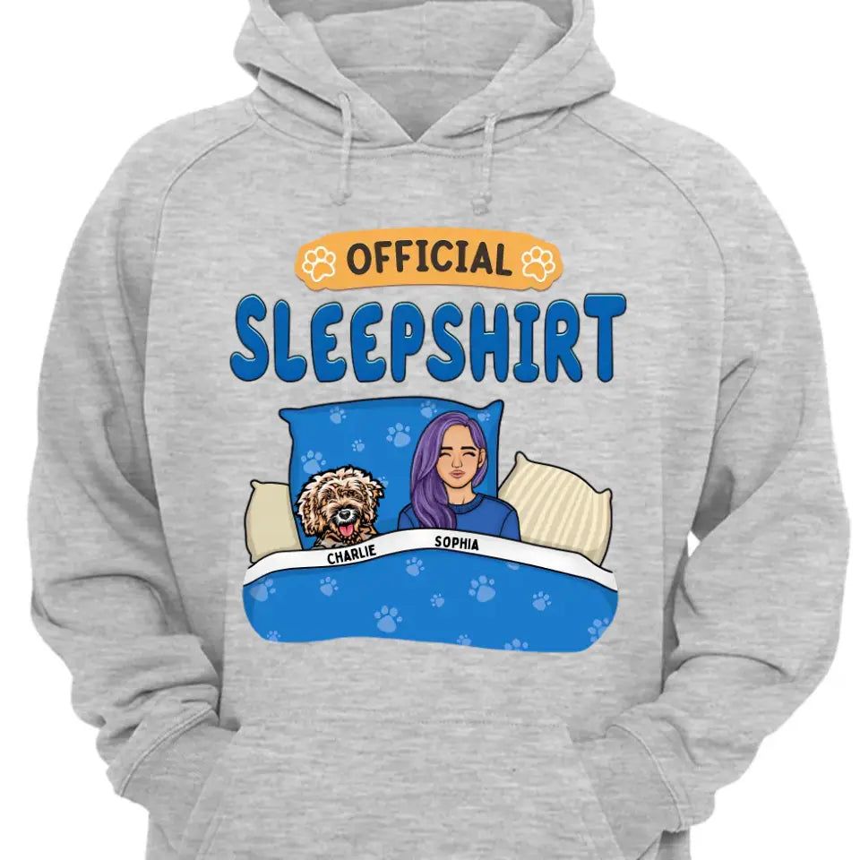Official Sleepshirt Shirt 2 - Personalized Unisex T-shirt, Sweatshirt, Hoodie - Christmas Gift For Pet Lovers
