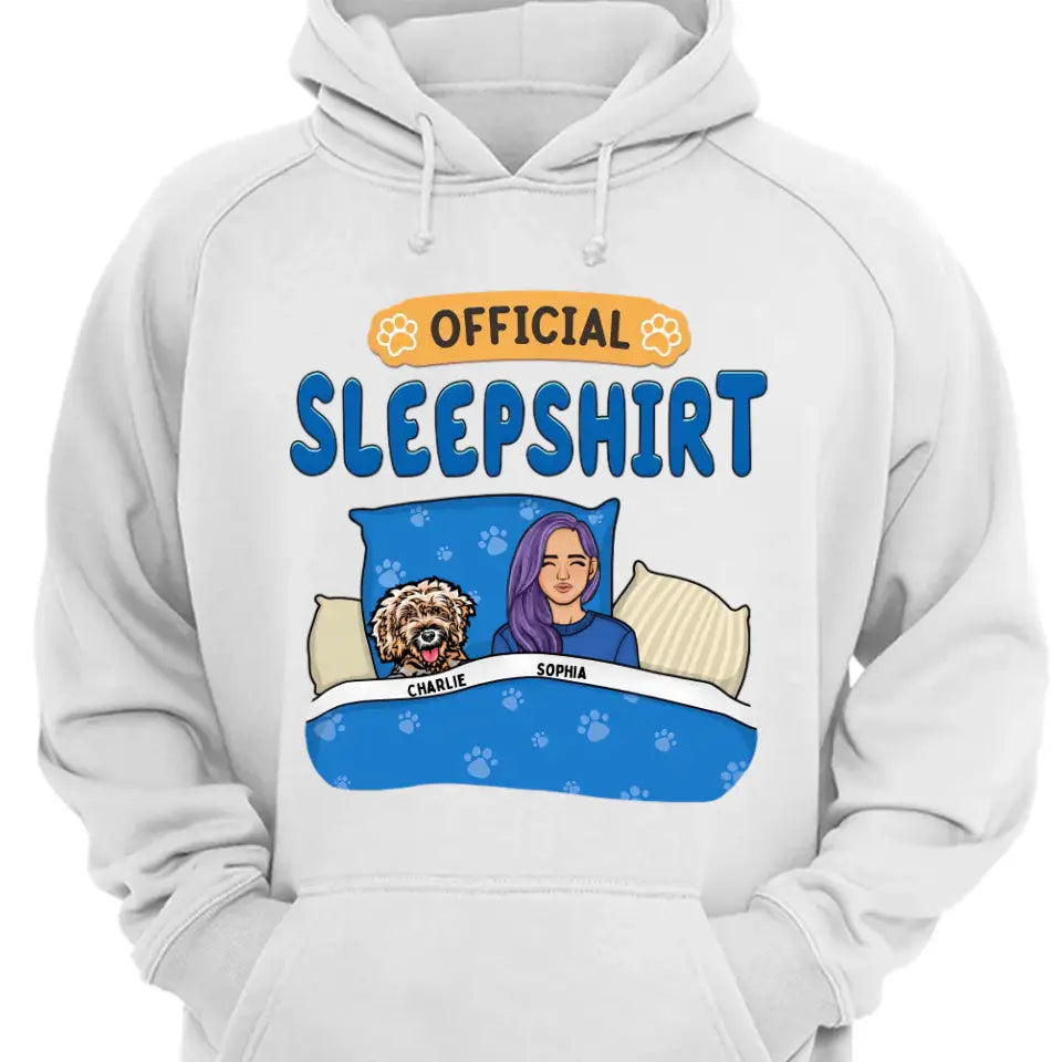 Official Sleepshirt Shirt 2 - Personalized Unisex T-shirt, Sweatshirt, Hoodie - Christmas Gift For Pet Lovers