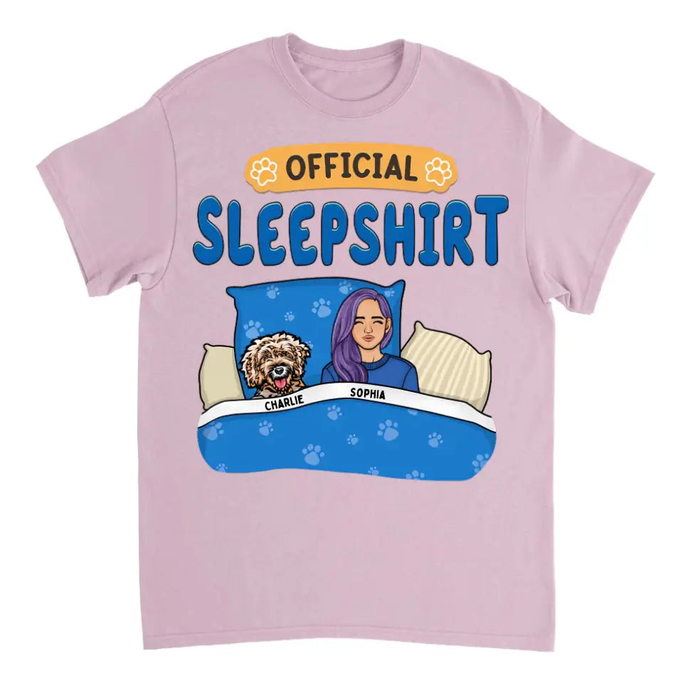 Official Sleepshirt Shirt 2 - Personalized Unisex T-shirt, Sweatshirt, Hoodie - Christmas Gift For Pet Lovers