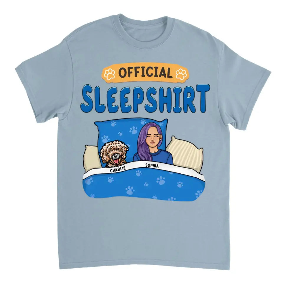Official Sleepshirt Shirt 2 - Personalized Unisex T-shirt, Sweatshirt, Hoodie - Christmas Gift For Pet Lovers