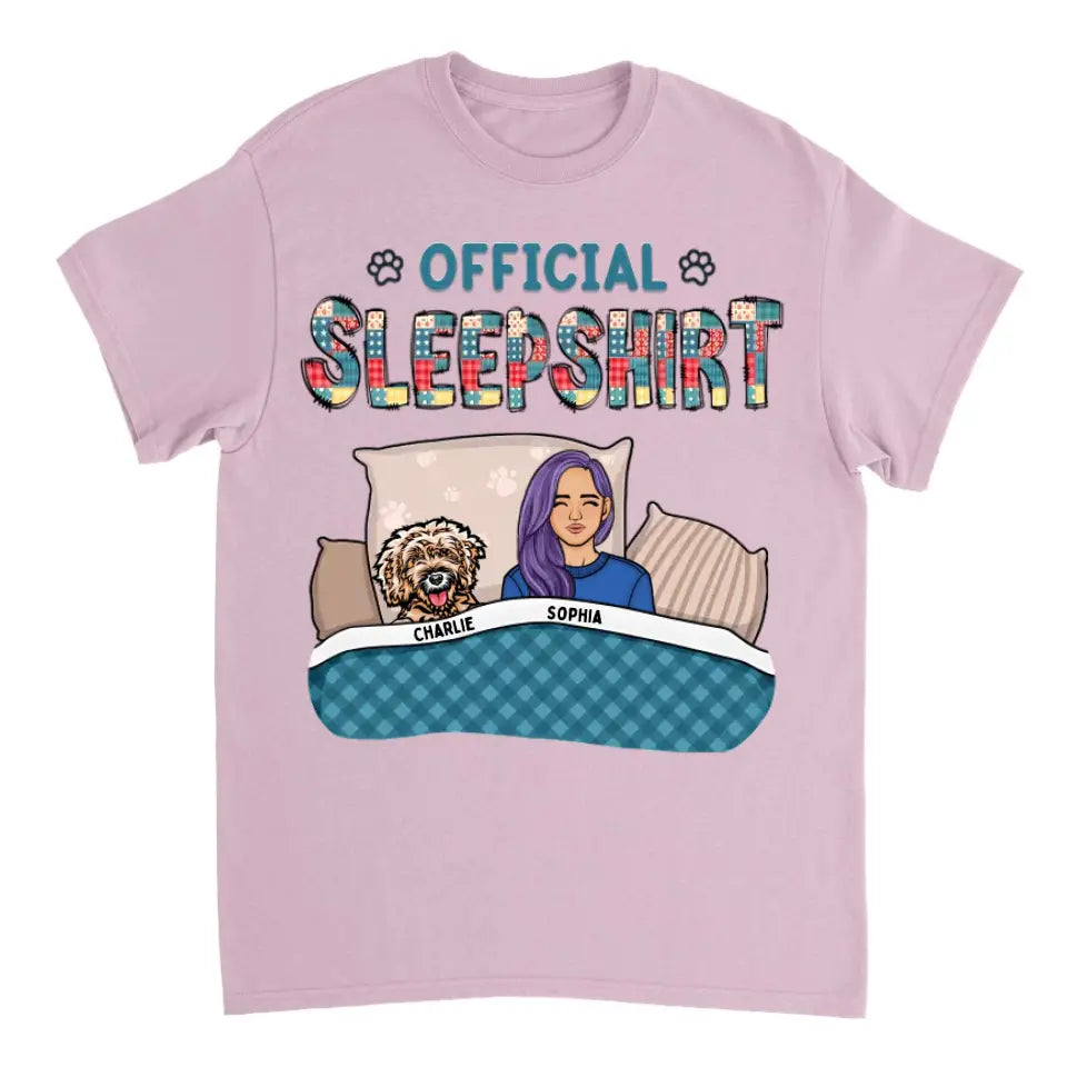 Official Sleepshirt Shirt - Personalized Unisex T-shirt, Sweatshirt, Hoodie - Christmas Gift For Pet Lovers