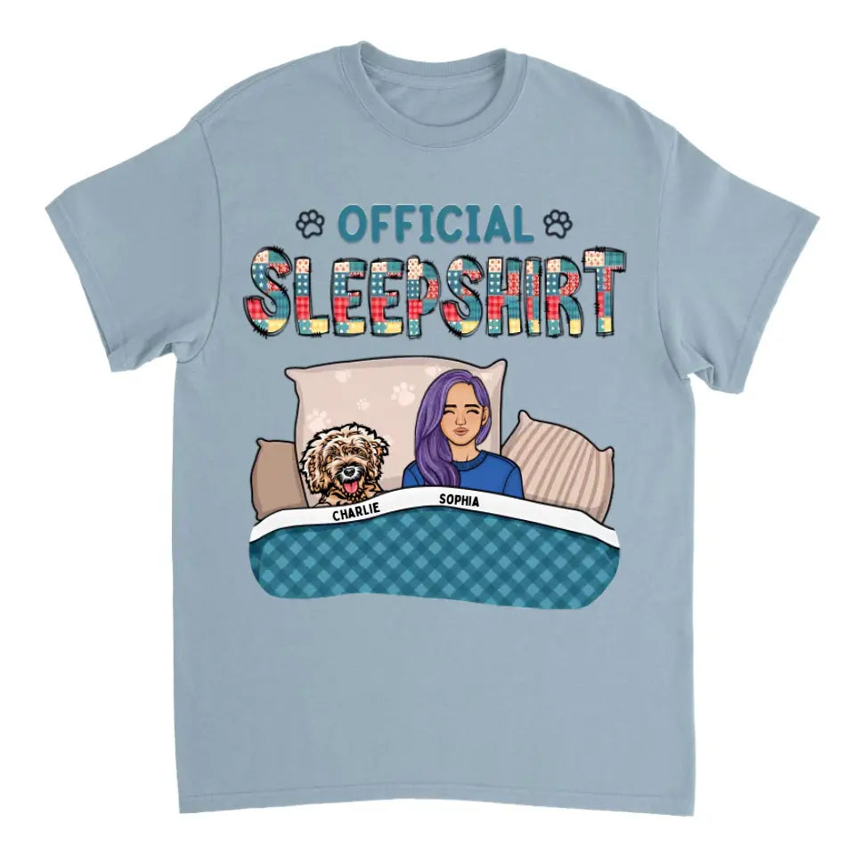 Official Sleepshirt Shirt - Personalized Unisex T-shirt, Sweatshirt, Hoodie - Christmas Gift For Pet Lovers