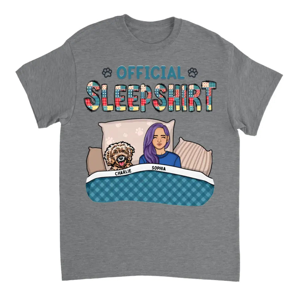 Official Sleepshirt Shirt - Personalized Unisex T-shirt, Sweatshirt, Hoodie - Christmas Gift For Pet Lovers