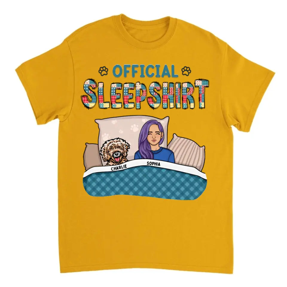 Official Sleepshirt Shirt - Personalized Unisex T-shirt, Sweatshirt, Hoodie - Christmas Gift For Pet Lovers