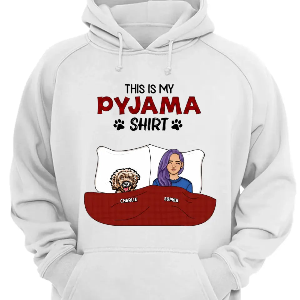 This is My Pawjama Shirt - Personalized Unisex T-shirt, Sweatshirt, Hoodie - Gift For Pet Lovers