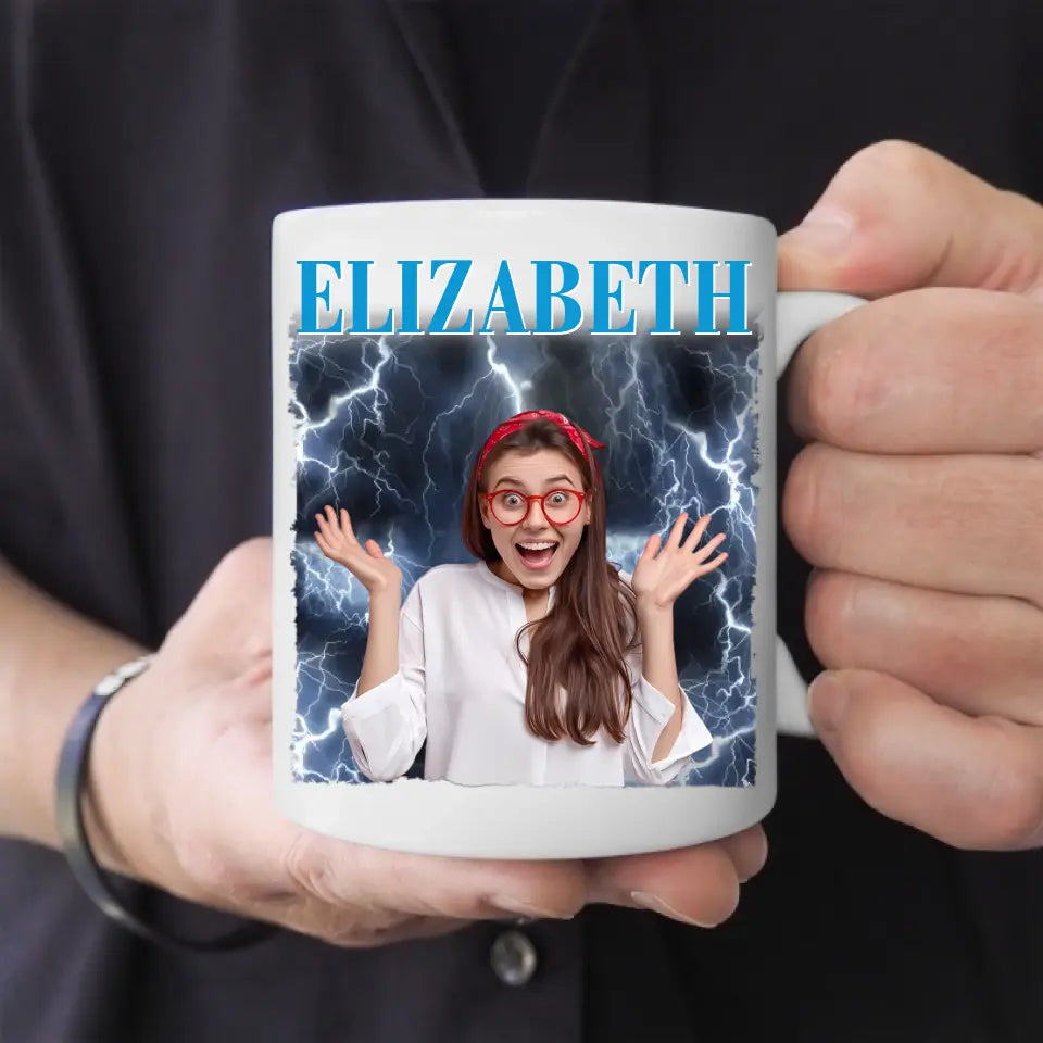 Custom Photo Positive Vibes Positive Life - Family Personalized Custom Mug - Gift For Family Members, Pet Owners, Pet Lovers