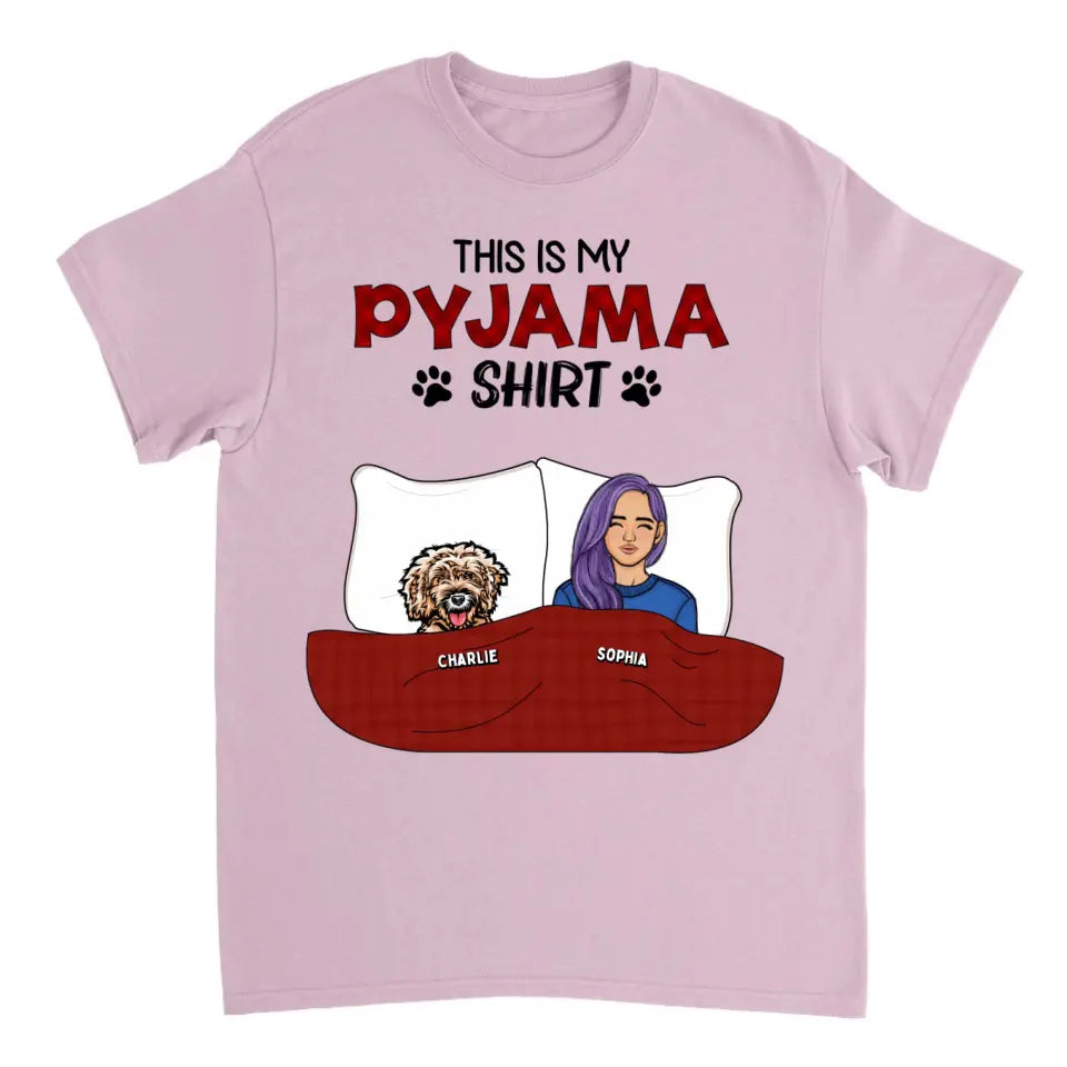 This is My Pawjama Shirt - Personalized Unisex T-shirt, Sweatshirt, Hoodie - Gift For Pet Lovers