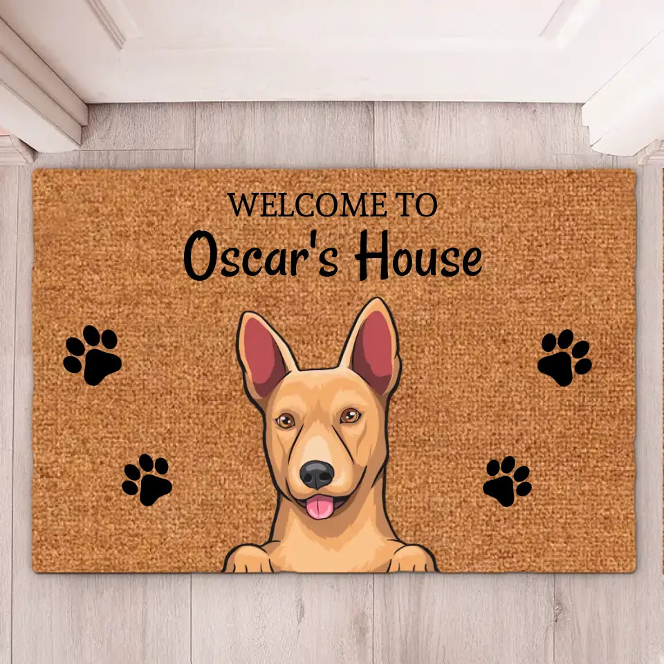 Welcome To Doormat - Personalized Dog Cat Doormat