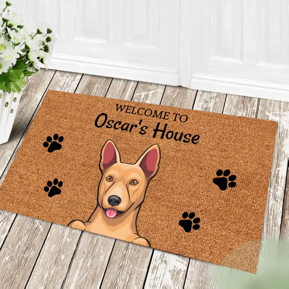 Welcome To Doormat - Personalized Dog Cat Doormat