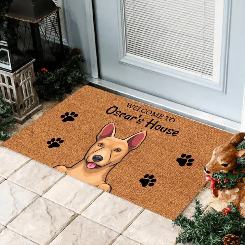 Welcome To Doormat - Personalized Dog Cat Doormat