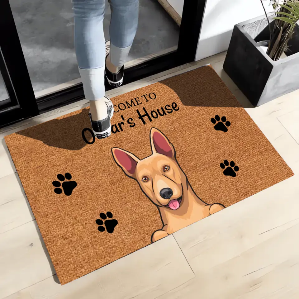 Welcome To Doormat - Personalized Dog Cat Doormat