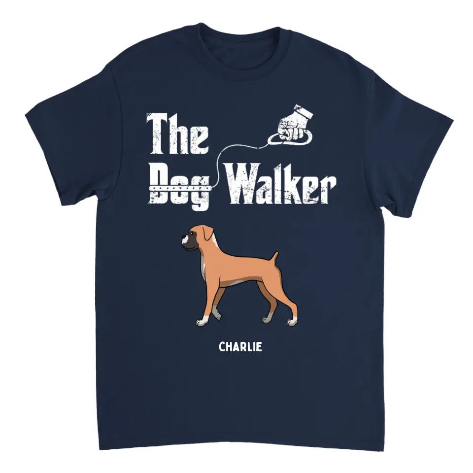 The Dog Walker - Personalized Unisex T-shirt, Sweatshirt, Hoodie - Gift For Pet Lovers