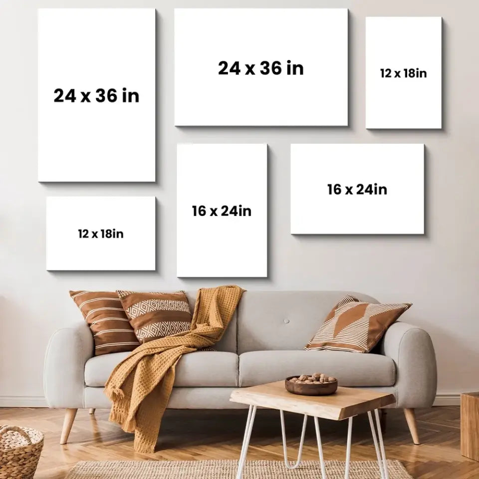 Stammbaum - personalisiertes horizontales Poster