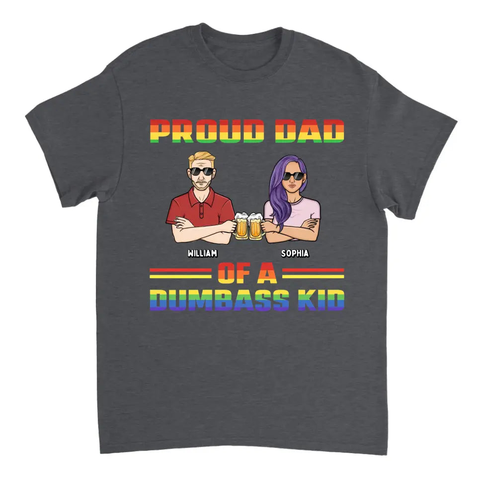 Proud Dad Of A Few Kids - Funny Gift For Pride Dad, Father, Grandpa - Personalized T Shirt