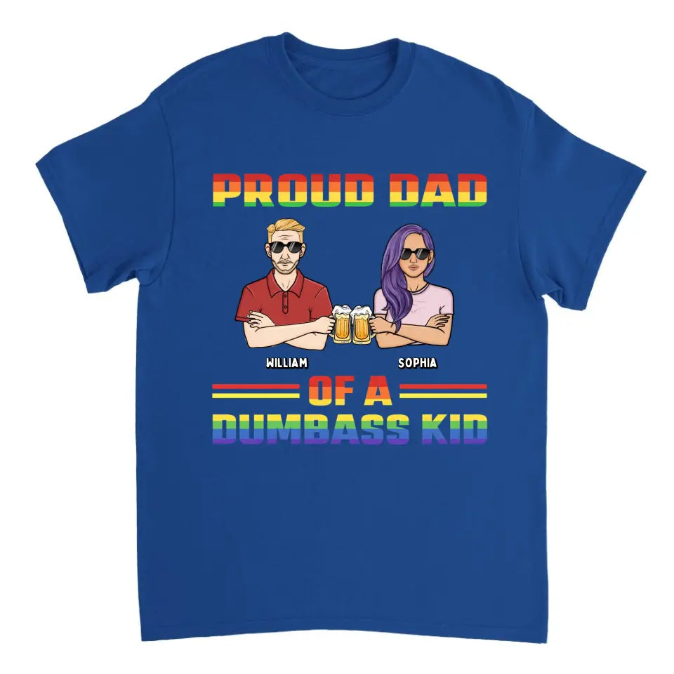 Proud Dad Of A Few Kids - Funny Gift For Pride Dad, Father, Grandpa - Personalized T Shirt