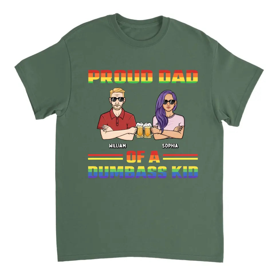 Proud Dad Of A Few Kids - Funny Gift For Pride Dad, Father, Grandpa - Personalized T Shirt