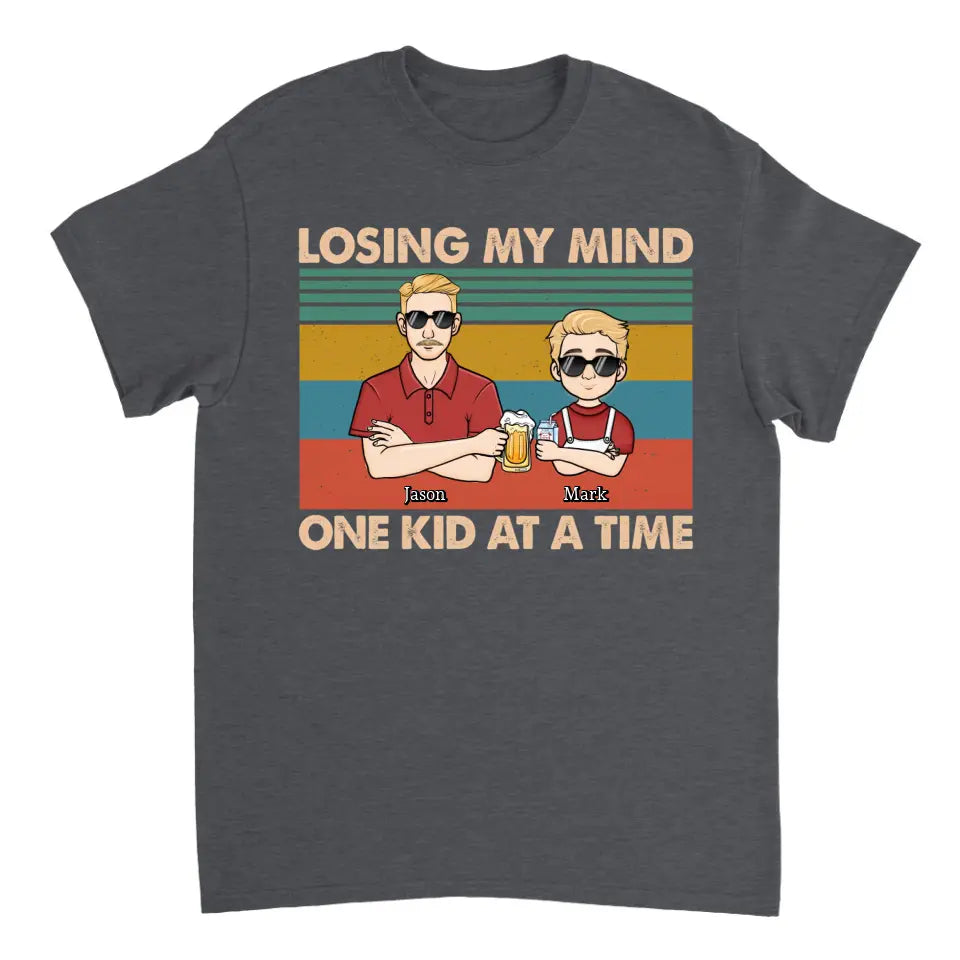 Losing My Mind One Kid At One Time - Personalized Custom Unisex T-shirt, Hoodie, Sweatshirt