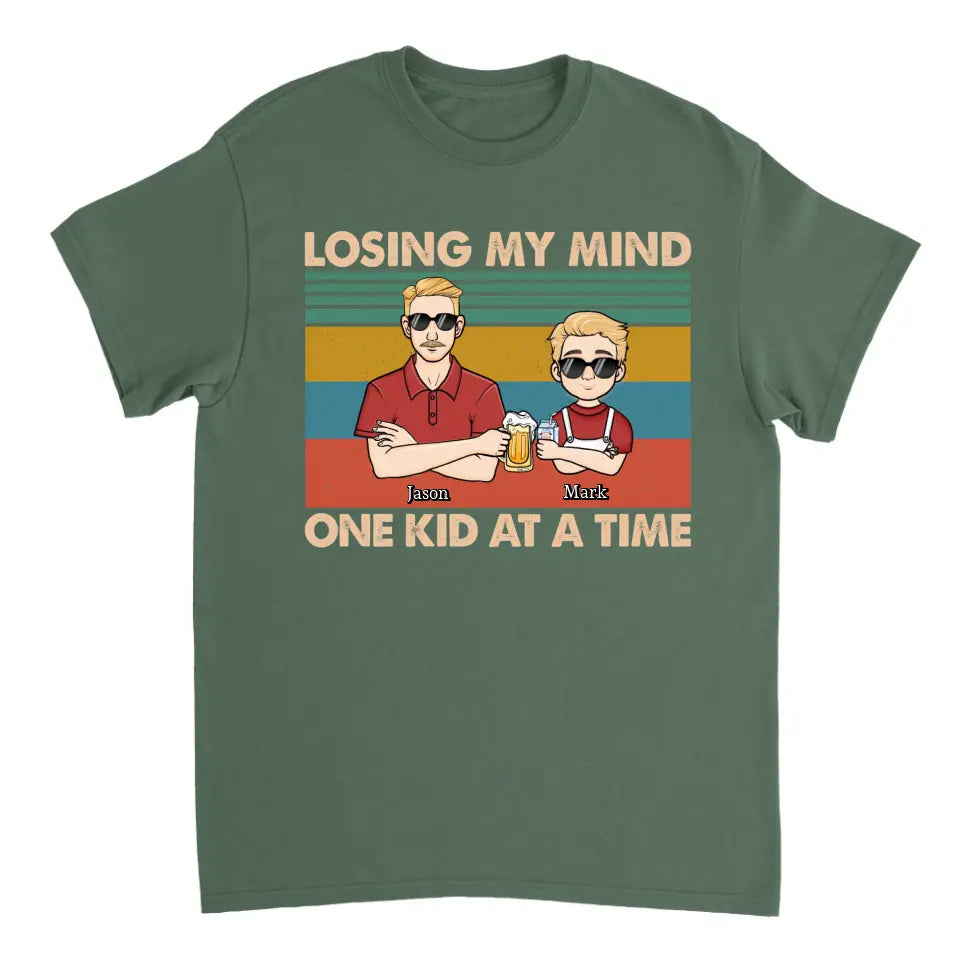 Losing My Mind One Kid At One Time - Personalized Custom Unisex T-shirt, Hoodie, Sweatshirt