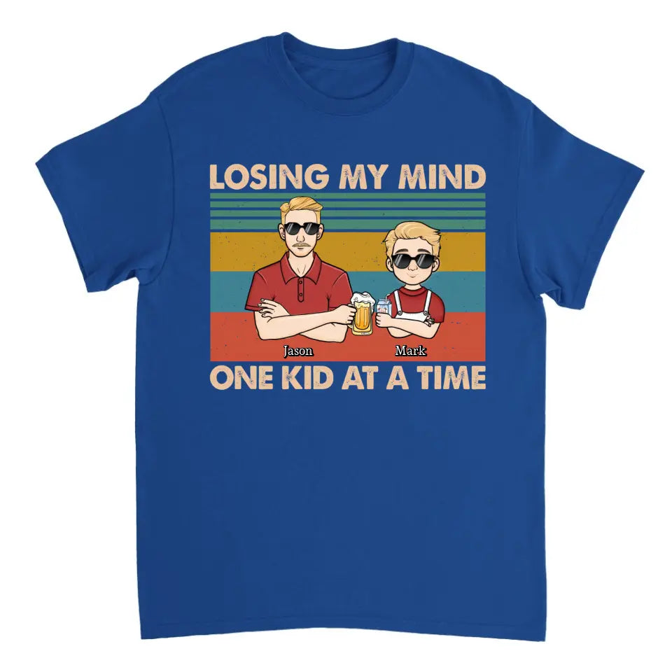 Losing My Mind One Kid At One Time - Personalized Custom Unisex T-shirt, Hoodie, Sweatshirt