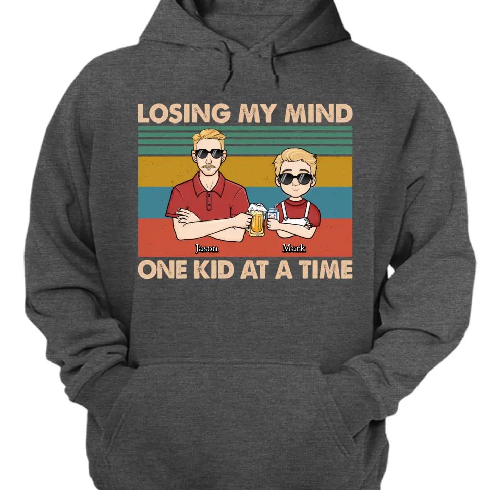 Losing My Mind One Kid At One Time - Personalized Custom Unisex T-shirt, Hoodie, Sweatshirt