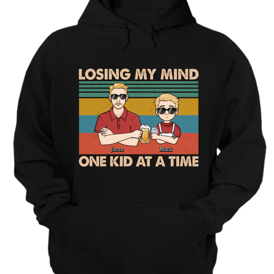 Losing My Mind One Kid At One Time - Personalized Custom Unisex T-shirt, Hoodie, Sweatshirt
