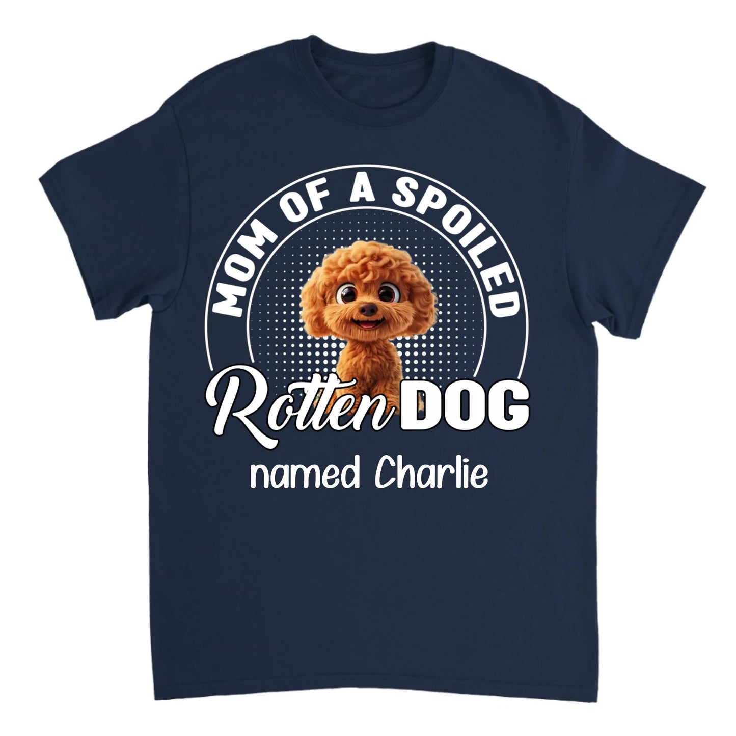 Spoiled Rotten Dog Mom And Dad - Personalized Unisex T-shirt, Sweatshirt, Hoodie