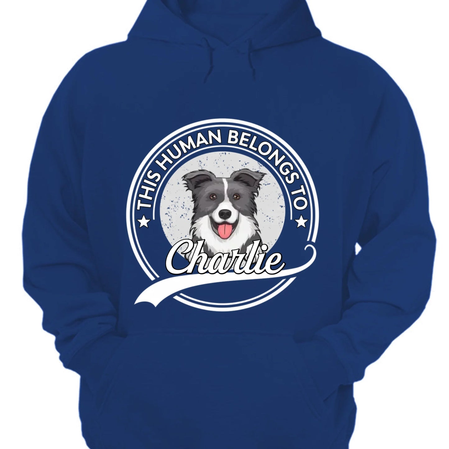 This Human Belongs To Dog - Personalized Unisex T-shirt, Sweatshirt, Hoodie - Gift For Dog Lovers