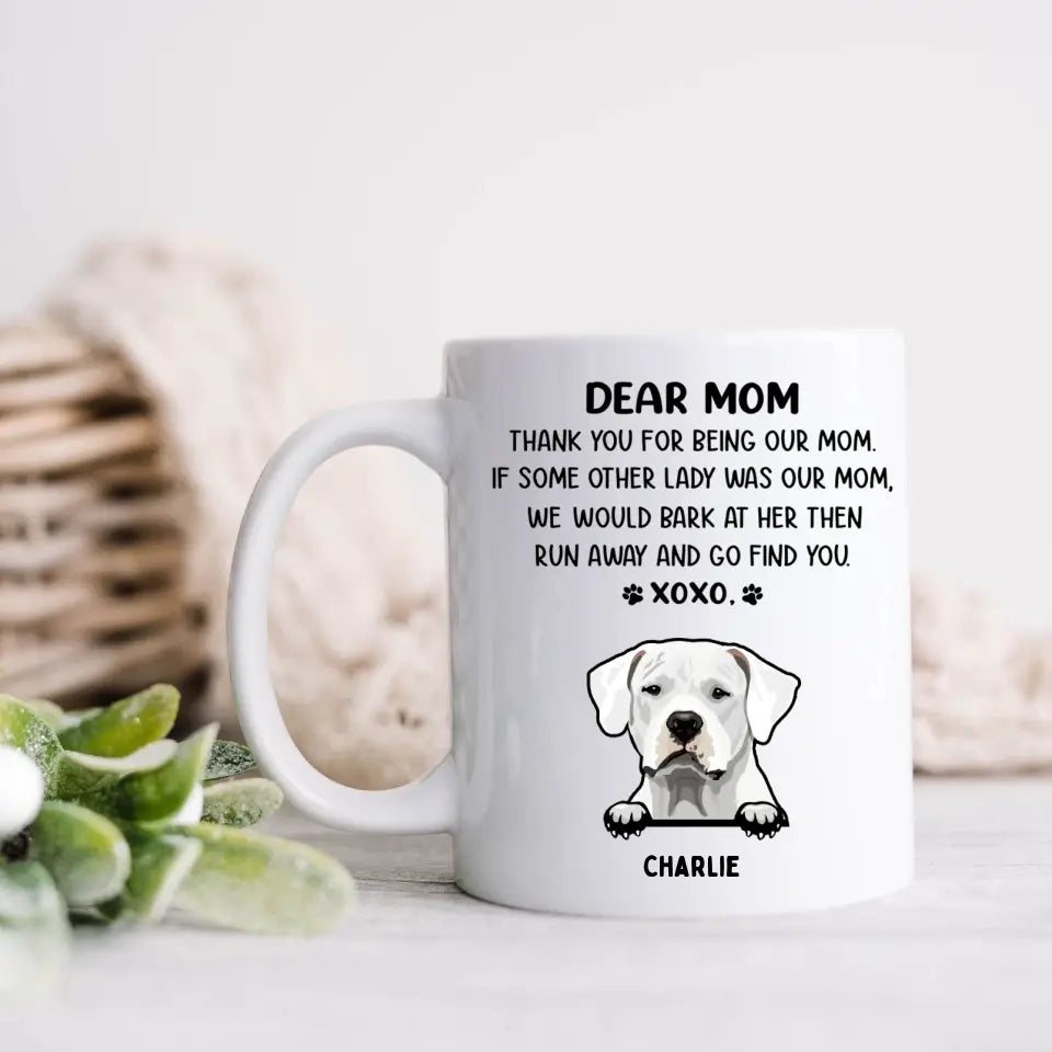 Liebe Mama – personalisierte individuelle Tasse – Geschenke für Hunde- und Katzenliebhaber