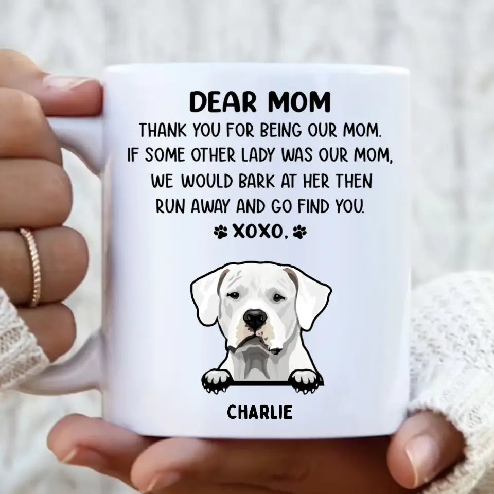 Liebe Mama – personalisierte individuelle Tasse – Geschenke für Hunde- und Katzenliebhaber