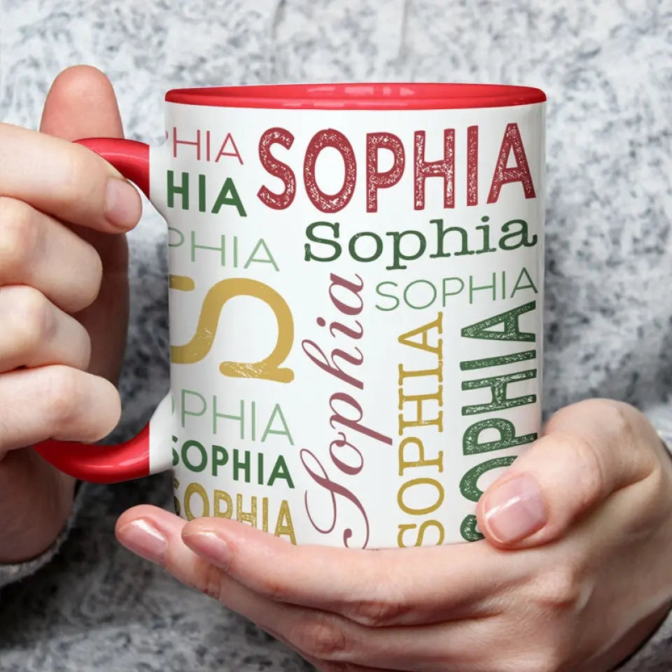 Cálidos deseos para el ambiente navideño - Tazas decorativas personalizadas - Regalo de Navidad para un miembro de la familia