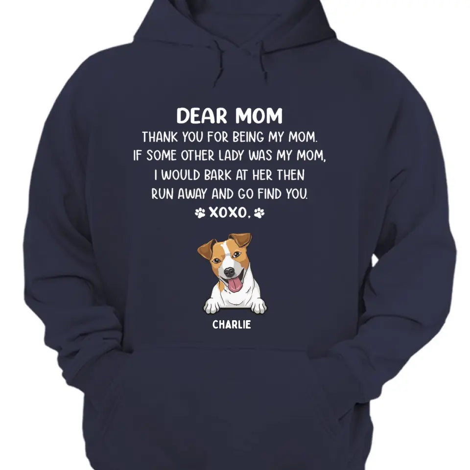 Dear Mom - Personalized Custom Unisex T-shirt, Sweatshirt, Hoodie - Gifts For Dog, Cat Lovers