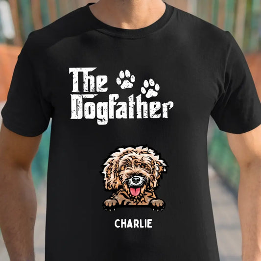 El padre del perro, la madre - Camiseta personalizada, sudadera, sudadera con capucha - Regalos para los amantes de los perros 