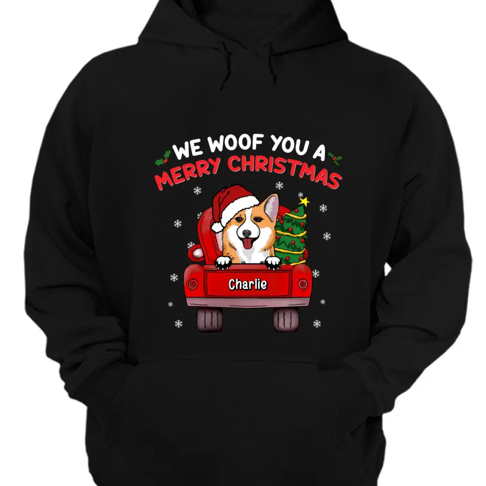 We Woof You A Merry Christmas - Personalized Custom Unisex T-shirt, Hoodie, Sweatshirt - Christmas Gift For Pet Owners, Pet Lovers