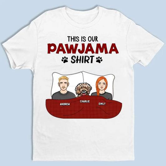 Das ist Pawjama-Paar-Shirt – personalisiertes Unisex-T-Shirt – Geschenk für Hundeliebhaber 