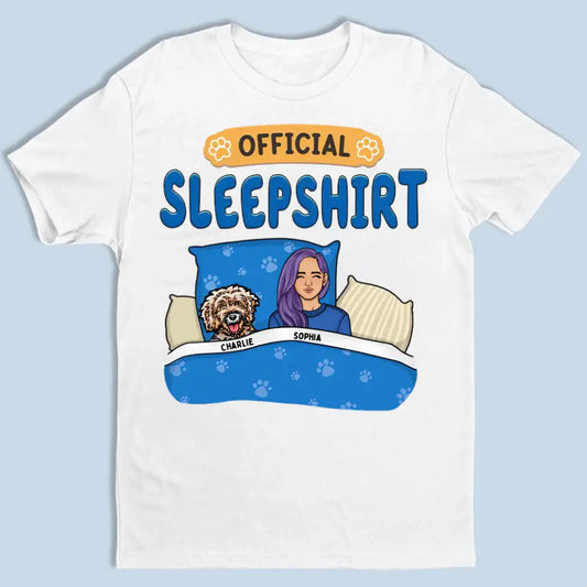 Camiseta oficial para dormir 2 - Camiseta unisex personalizada, sudadera, sudadera con capucha - Regalo de Navidad para amantes de las mascotas