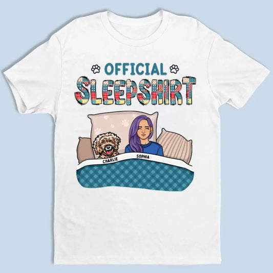 Official Sleepshirt Shirt - Personalized Unisex T-shirt, Sweatshirt, Hoodie - Christmas Gift For Pet Lovers