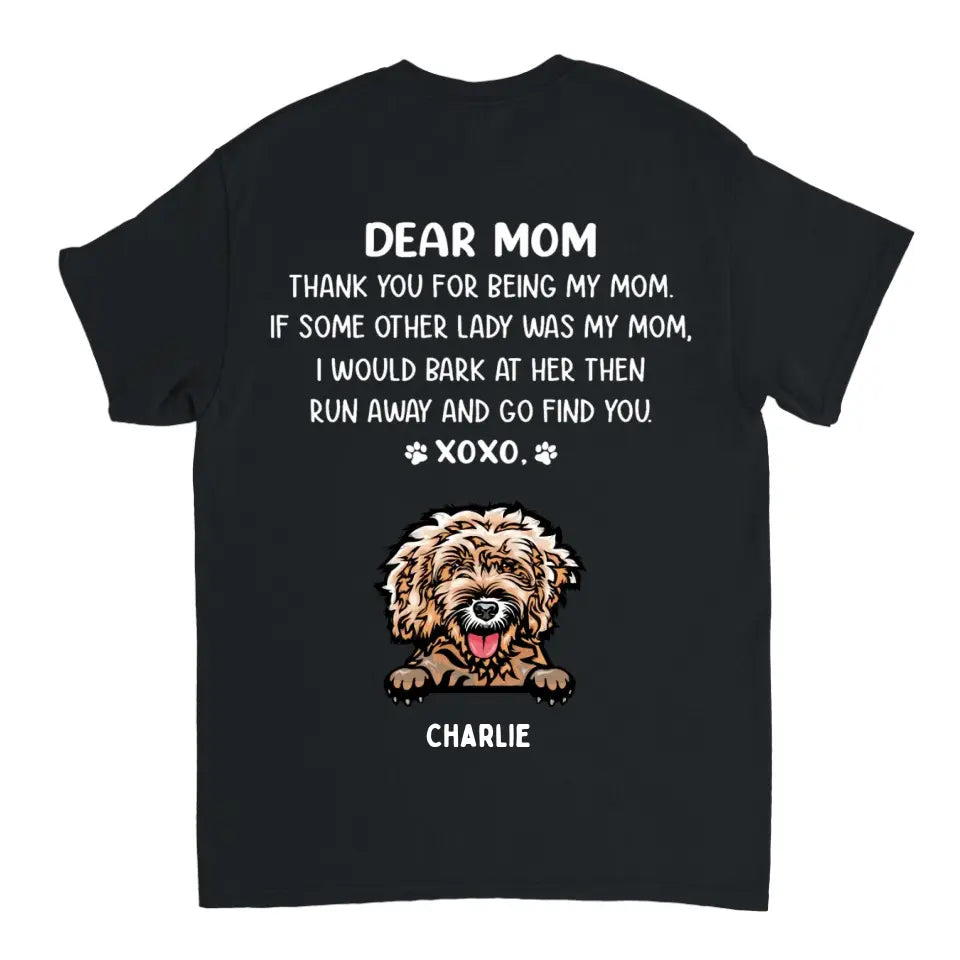 Dear Mom - Personalized Custom Unisex T-shirt, Sweatshirt, Hoodie - Gifts For Dog, Cat Lovers