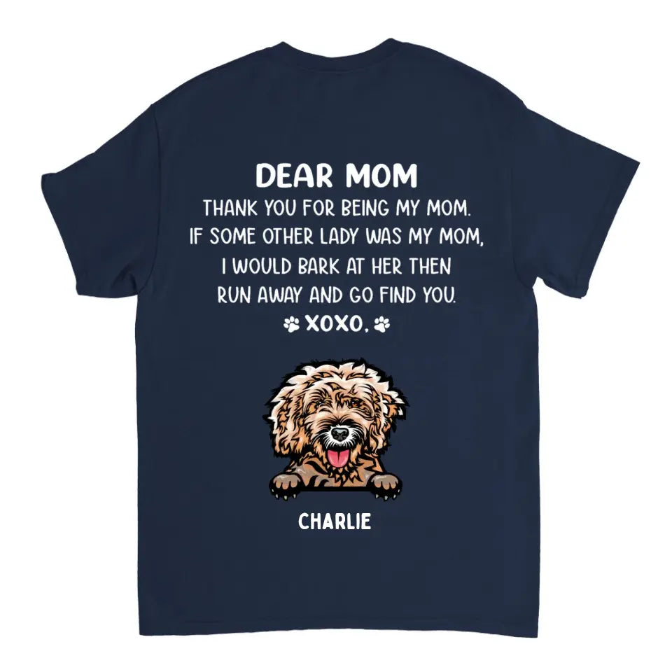 Dear Mom - Personalized Custom Unisex T-shirt, Sweatshirt, Hoodie - Gifts For Dog, Cat Lovers