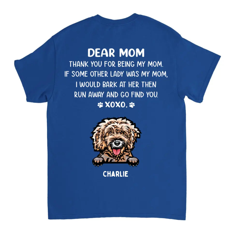 Dear Mom - Personalized Custom Unisex T-shirt, Sweatshirt, Hoodie - Gifts For Dog, Cat Lovers