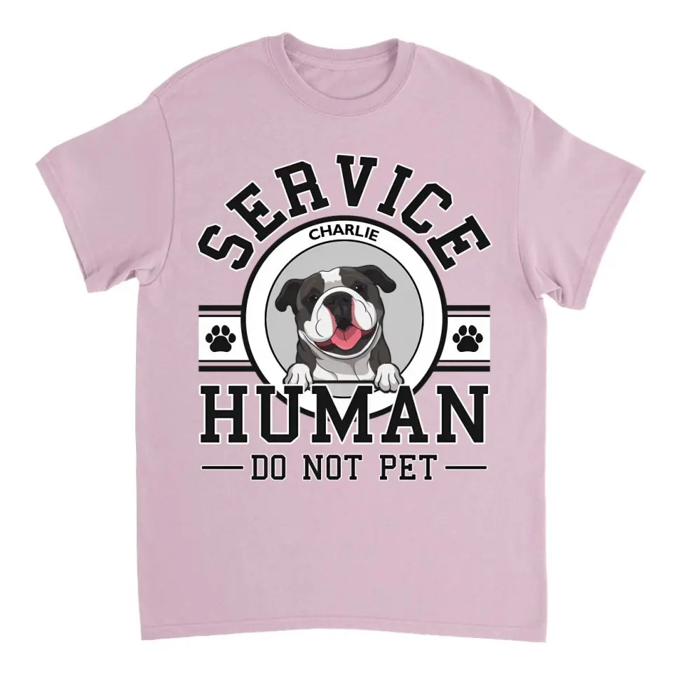 Hundeservice Menschliches Logo - Personalisiertes Unisex T-Shirt, Sweatshirt, Hoodie